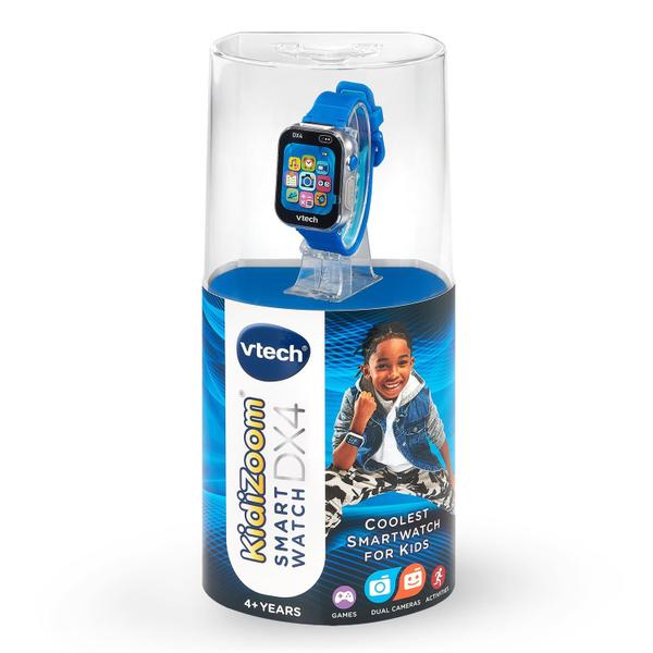 Imagem de Smartwatch Infantil VTech KidiZoom DX4 - 2 Câmeras, Azul (4+ Anos)