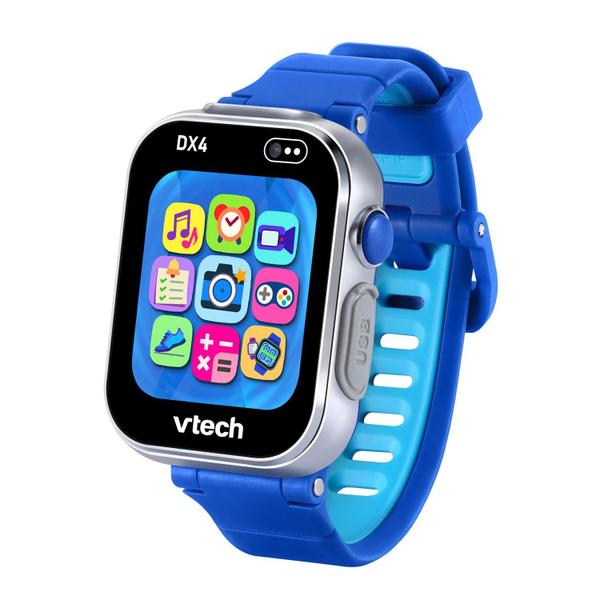 Imagem de Smartwatch Infantil VTech KidiZoom DX4 - 2 Câmeras, Azul (4+ Anos)