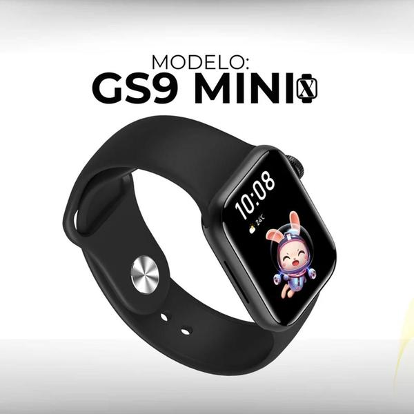 Imagem de Smartwatch Inteligente GS9 Mini Lançamento com 2 Pulseiras