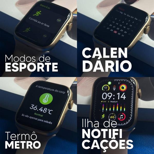 Imagem de Smartwatch inteligente GS9 PRO Série 9 Original GPS ligações ilha dinamica comando de vóz Chat GPT notificações sensores de saúde 