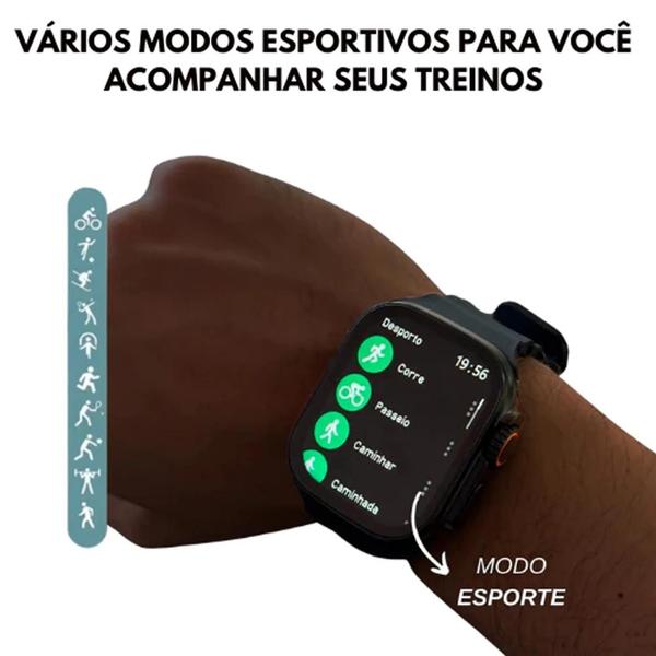 Imagem de Smartwatch Inteligente Watch K10 Ultra Mini Lançamento 2 Pulseiras