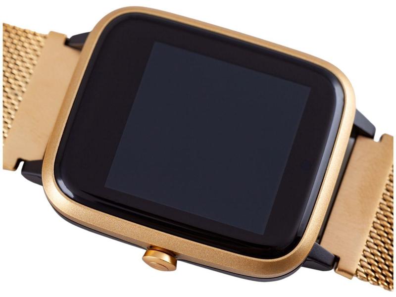 Imagem de Smartwatch Mormai Life MOLIFEAM/7D 35mm Dourado - 1 MB Bluetooth