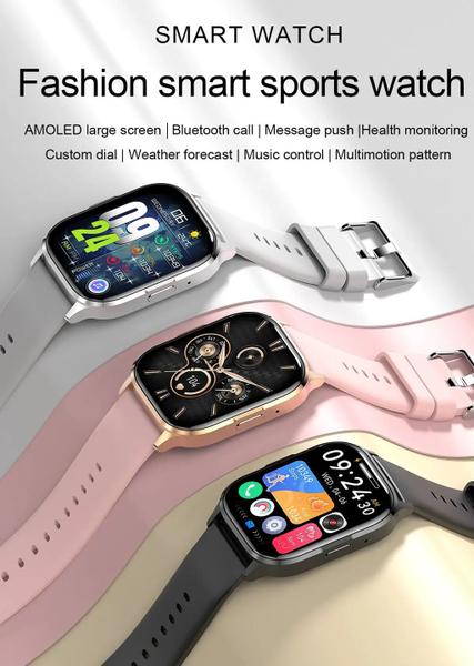 Imagem de SmartWatch NFC Monitoramento de Frequência Cardíaca À Prova D'Água - Rosa