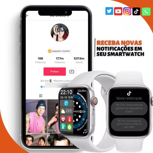 Imagem de Smartwatch Original W59 Pro Series 9 Masculino E Feminino 47mm GPS Presente de dia das mães