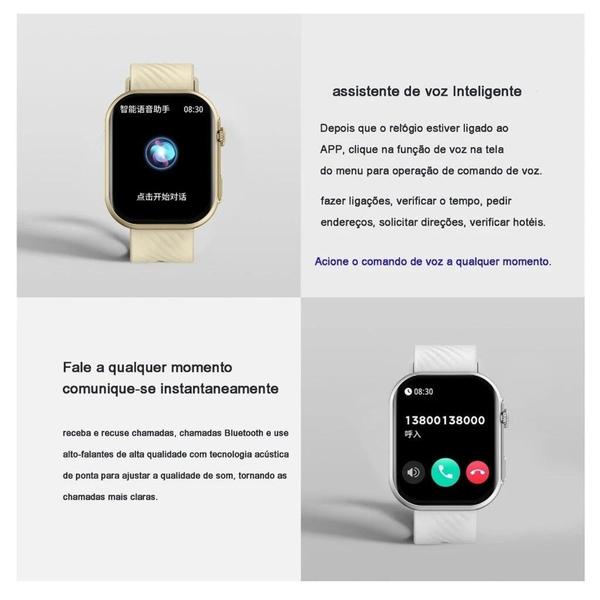 Imagem de Smartwatch Peje ZW03 Ultra A Prova D'água Pulseira Extra