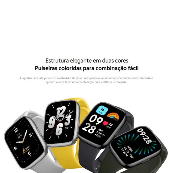 Imagem de Smartwatch Redmi watch 3 active relógio Redmi Xiaomi preto