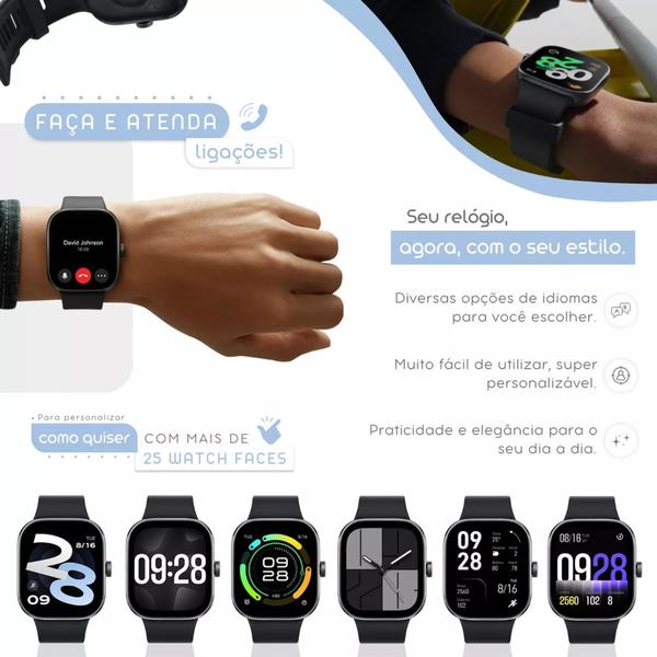 Imagem de Smartwatch RedmiWatch 4 Gps Lançamento 2024 Versão Global