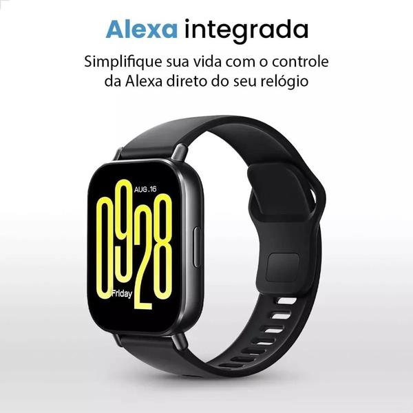 Smartwatch RedmiWatch 5 alexa iA bateria 18 até 30 dias GPS integrado prova d'água ATM5 assistente de voz chamadas bluetooth modos esportivos - Unity Imagem de Smartwatch RedmiWatch 5 alexa iA bateria 18 até 30 dias GPS integrado prova d'água ATM5 assistente de voz chamadas bluetooth modos esportivos