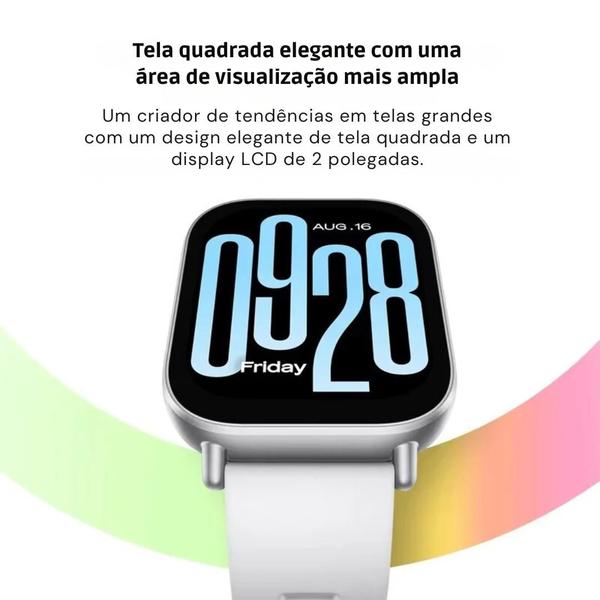 Smartwatch RedmiWatch 5 alexa iA bateria 18 até 30 dias GPS integrado prova d'água ATM5 assistente de voz chamadas bluetooth modos esportivos - Unity Imagem de Smartwatch RedmiWatch 5 alexa iA bateria 18 até 30 dias GPS integrado prova d'água ATM5 assistente de voz chamadas bluetooth modos esportivos