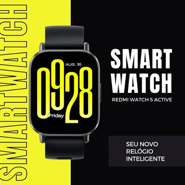 Smartwatch RedmiWatch 5 alexa iA bateria 18 até 30 dias GPS integrado prova d'água ATM5 assistente de voz chamadas bluetooth modos esportivos - Unity Imagem de Smartwatch RedmiWatch 5 alexa iA bateria 18 até 30 dias GPS integrado prova d'água ATM5 assistente de voz chamadas bluetooth modos esportivos