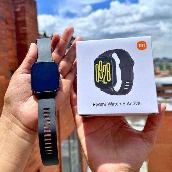 Imagem de Smartwatch RedmiWatch 5 alexa iA bateria 18 até 30 dias GPS integrado prova d'água ATM5 assistente de voz chamadas bluetooth modos esportivos