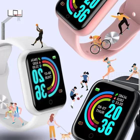 Imagem de Smartwatch Relógio Digital D20 Original Masculino E Feminino