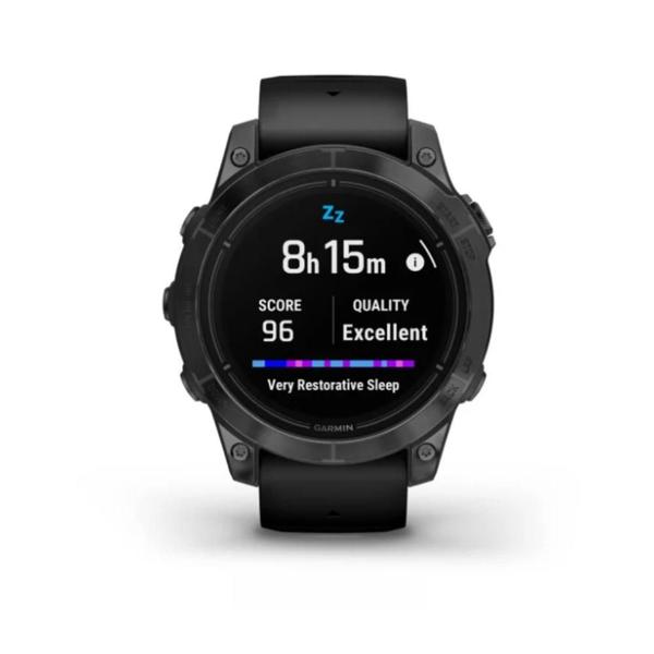 Imagem de Smartwatch Relógio Garmin Epix Pro Gen 2 47mm Cinza com pulseira Preta 47mm