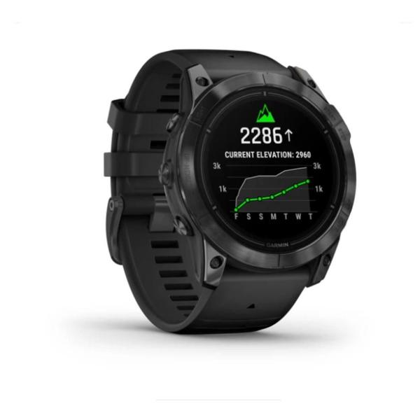 Imagem de Smartwatch Relógio Garmin Epix Pro Gen 2 Cinza com pulseira Preta 51mm