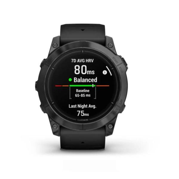 Imagem de Smartwatch Relógio Garmin Epix Pro Gen 2 Cinza com pulseira Preta 51mm