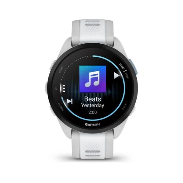 Imagem de Smartwatch Relógio Garmin Forerunner 165 Music Cinza e Branco