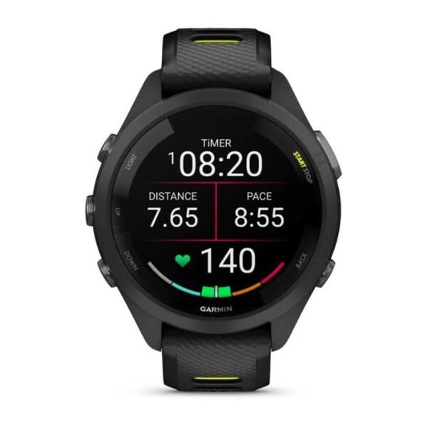 Imagem de Smartwatch Relógio Garmin Forerunner 265S Music Preto EU/PAC com Monitor Cardíaco de Pulso e GPS 42mm