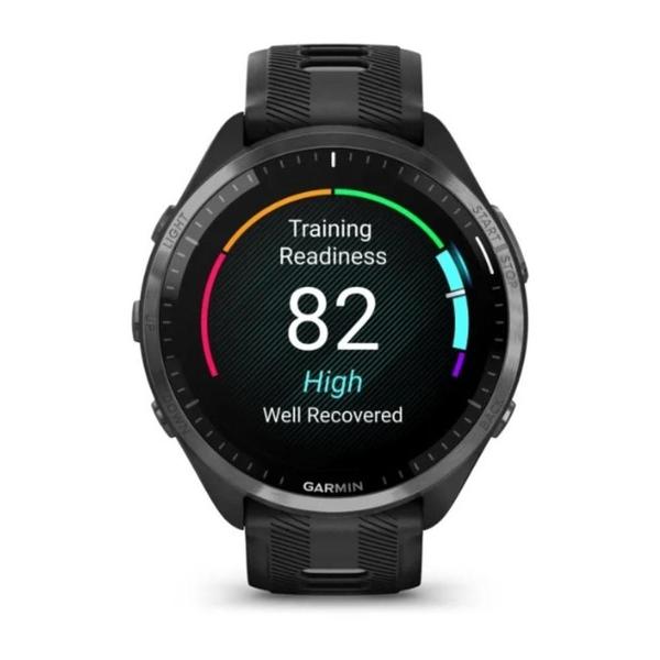 Imagem de Smartwatch Relógio Garmin Forerunner 965 Preto AS com Monitor Cardíaco de Pulso e GPS 47mm