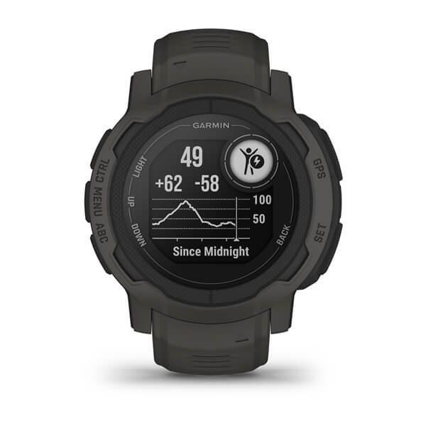 Imagem de Smartwatch Relógio Garmin Instinct 2 Grafite com Monitor Cardíaco de Pulso e GPS 45mm