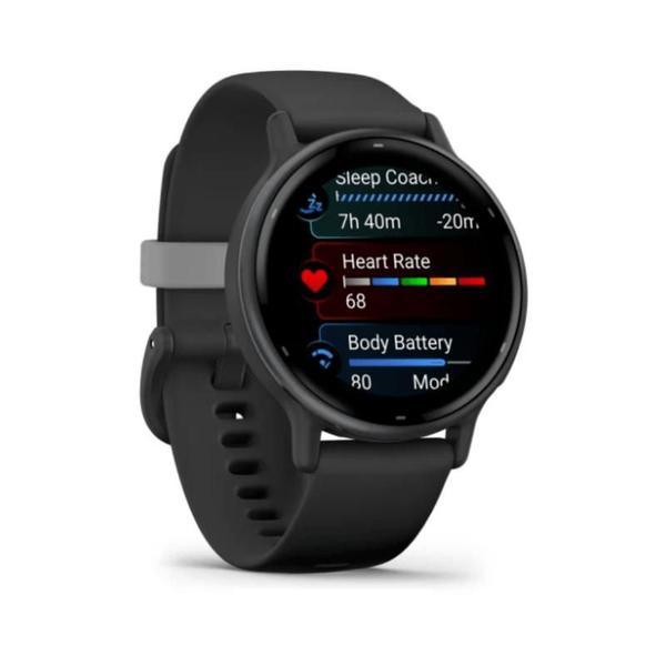 Imagem de Smartwatch Relógio Garmin Vivoactive 5 Preto com Monitor Cardíaco de Pulso com GPS 42mm