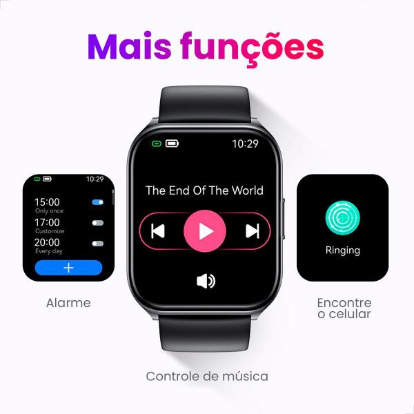 Imagem de Smartwatch Relógio Inteligente Filwans GTS Mini 1.85” Original Global