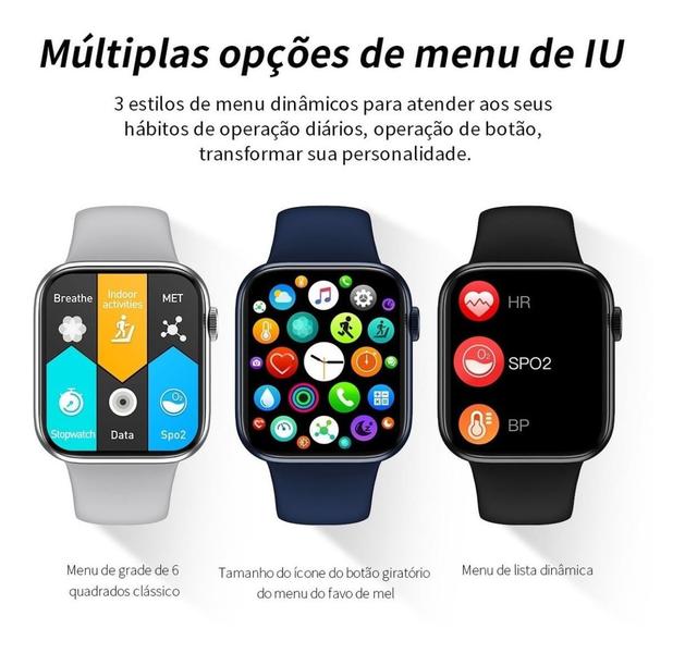 Imagem de Smartwatch Relogio Inteligente Hw16 Feminino Rosa Monitor de Atividades Fisicas Saude