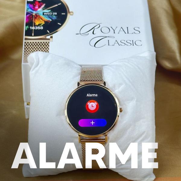 Imagem de SmartWatch Royals Classic, Tela Amoled, Elegante, Vidro Gorilla Glass