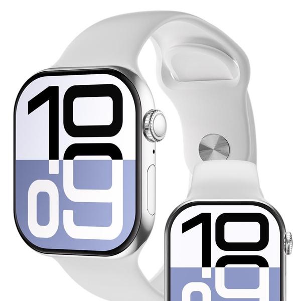 Imagem de Smartwatch S10 Lançamento 2025 Série 10 X Microwear Original NFC tela 47m Amoled 120Hz novo sistema MicroOs 10 resistencia certificada IP68