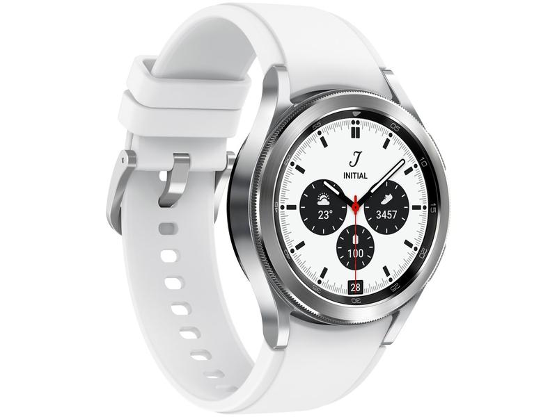 Imagem de Smartwatch Samsung Galaxy Watch4 Classic LTE 42mm Prata 16GB