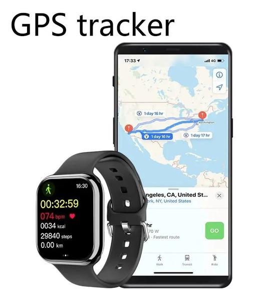 Imagem de SmartWatch Série 9 Max Pro Multi Esportes ECG AMOLED NFC Carcaça Premium