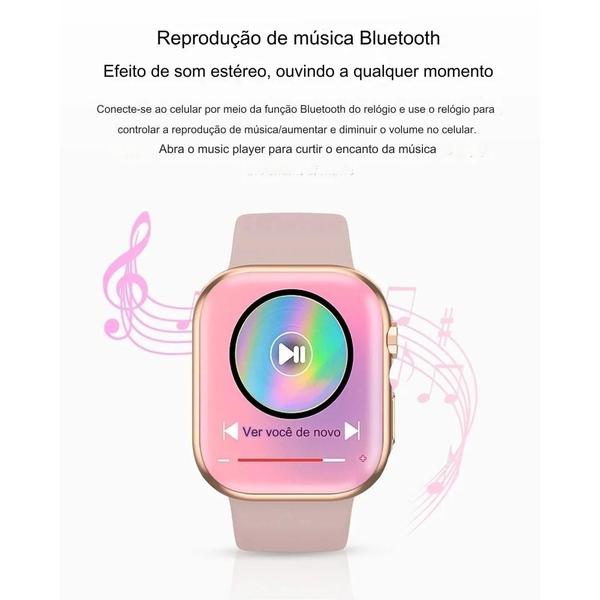 Imagem de SmartWatch Série 9 Max Pro Multi Esportes ECG AMOLED NFC Carcaça Premium