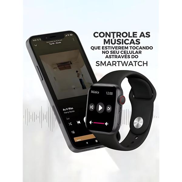 Imagem de Smartwatch Serie 9 Pro tela 2.2'' infinita modos esportivos e aferimentos e saúde Masculino e Feminino 47mm - HiWatch PRO