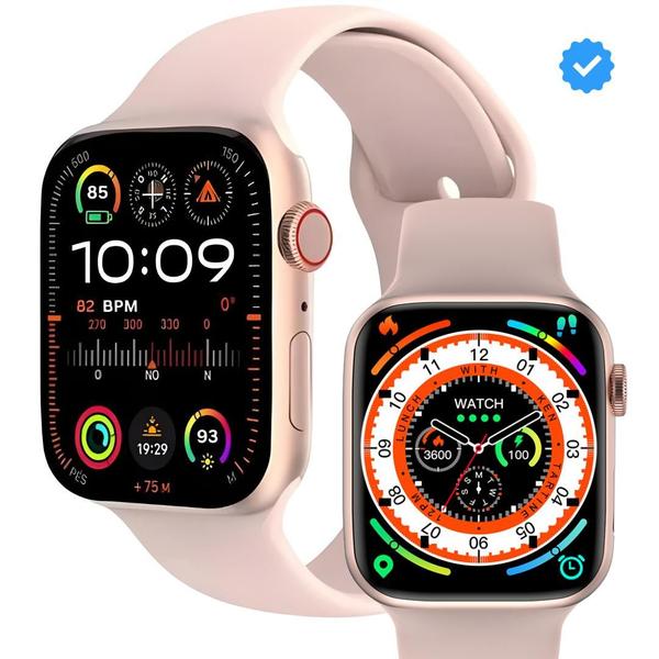 Imagem de Smartwatch Serie 9 Pro tela 2.2'' infinita modos esportivos e aferimentos e saúde Masculino e Feminino 47mm - HiWatch PRO