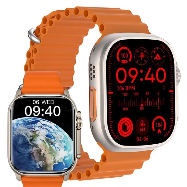 Imagem de Smartwatch Serie 9 Ultra S Microwear GPS, chamadas, NFC, IA chat GPT, esportes, monitor de saúde relógio Masculino Feminino