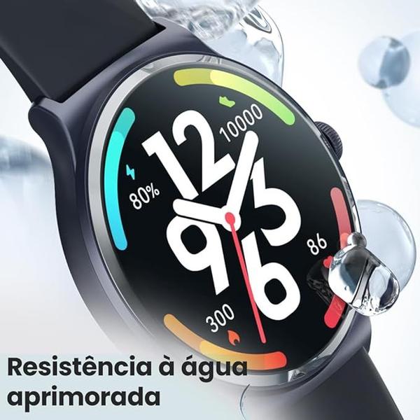 Imagem de Smartwatch Solar Lite Bluetooth 5.3 Tela 1.38 pol. Comp Android e Ios Relógio Inteligente Classificação Ip68 Haylou