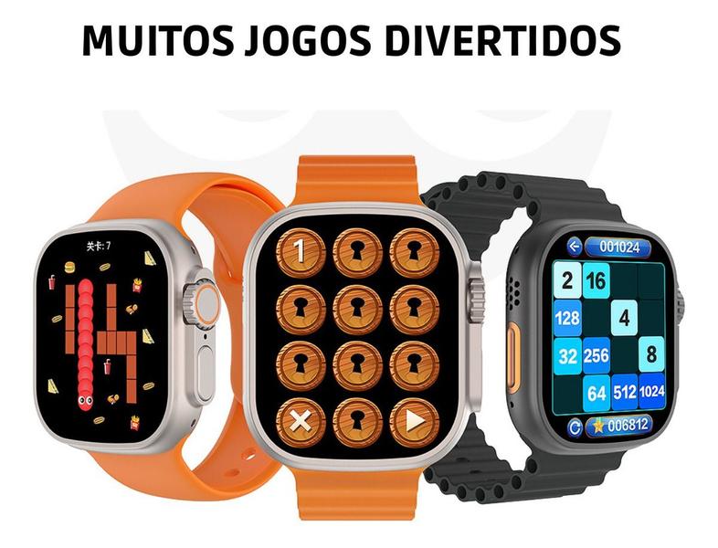 Imagem de Smartwatch U9 Ultra Serie 9 Lançamento Bussulo Gps Bluetooth Android iOS Original 49mm Nfc C/Nf