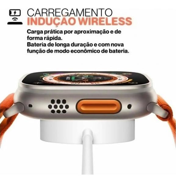 Imagem de Smartwatch Ultra 2ª geração 2024 +2 pulseiras atividades fisicas Original 