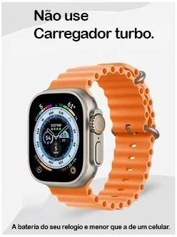 Imagem de Smartwatch Ultra 8 Laranja - Entrega Expressa para Você!