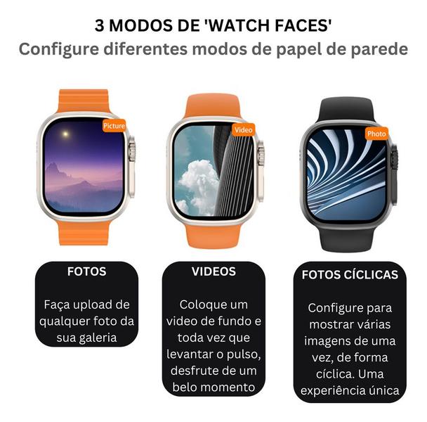 Imagem de Smartwatch Ultra 9 Microwear Original Serie9 49mm Envio Já