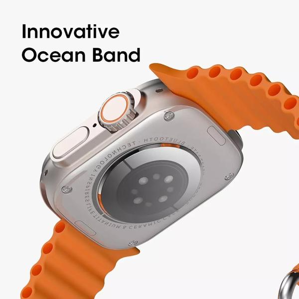 Imagem de Smartwatch Ultra 9 Plus Serie 9 2GB armazenamento 49mm Com NFC Trava Para Pulseiras Lançamento