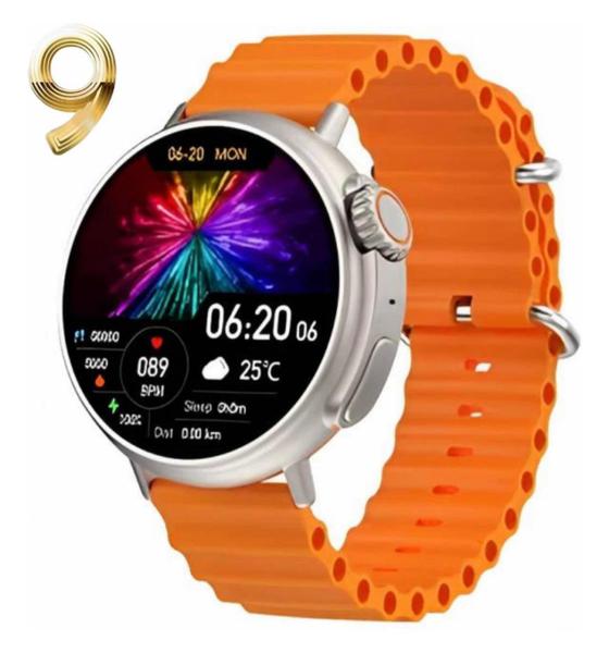 Imagem de Smartwatch Ultra 9 Pro Redondo Academia Fitness Mult-Funções