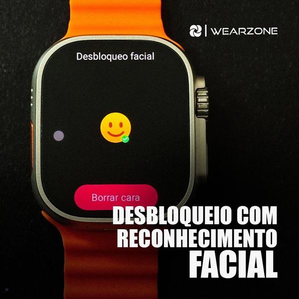 Smartwatch Ultra Laranja 3 AI Chip 5G 16GB Para Esportes Resistente à Água Funciona com Ligações - HPS Store Imagem de Smartwatch Ultra Laranja 3 AI Chip 5G 16GB Para Esportes Resistente à Água Funciona com Ligações