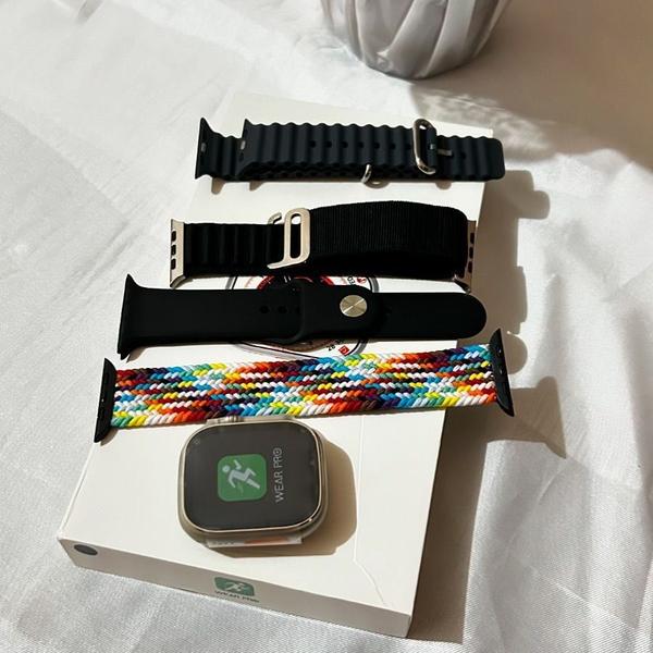 Imagem de Smartwatch Ultra Max Watch X Série 10 + 4 Pulseiras Lançamento 2025, Monitor de Saúde NFC GPS tracking +100 modos esportivos 49mm  