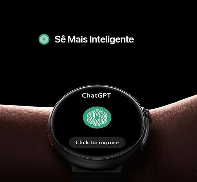 Imagem de Smartwatch Ultra SE Mini Relogio Serie 10 41mm Chatgpt Tela Amoled Redonda Original 