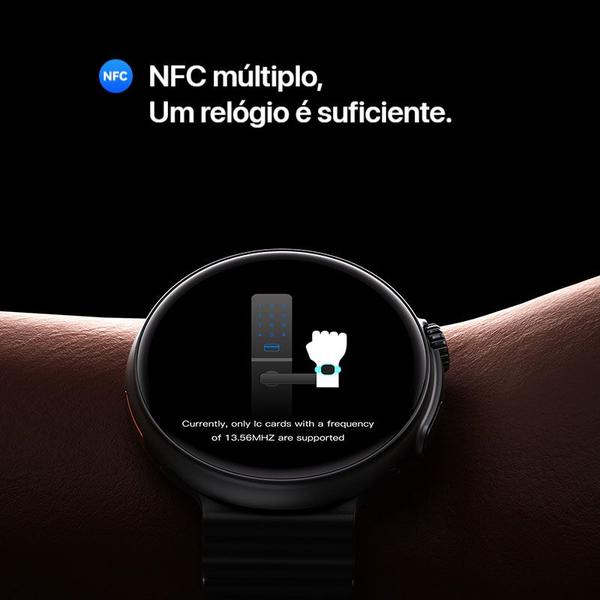 Imagem de Smartwatch Ultra SE Mini Serie 10 41mm Ilha Dinâmica Amoled Chatgpt GPS - Microwear