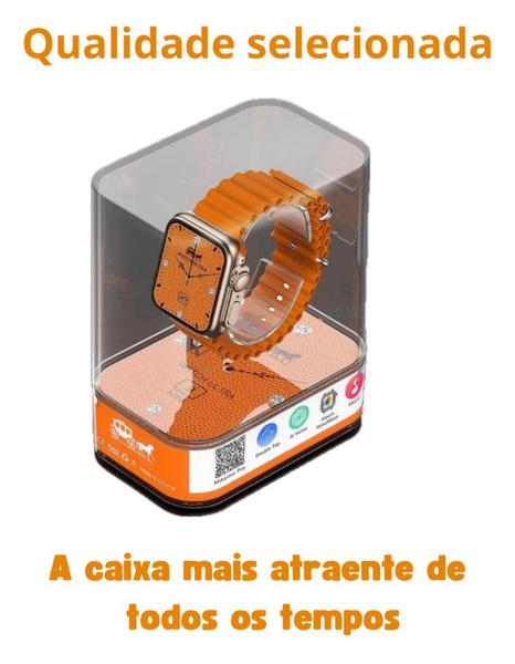 Imagem de Smartwatch Ultra3 41mm A Prova D'água Chat Gpt Nfc 2gb Ram Amoled 10 Chamadas Intagram Facebook Multi-Funções