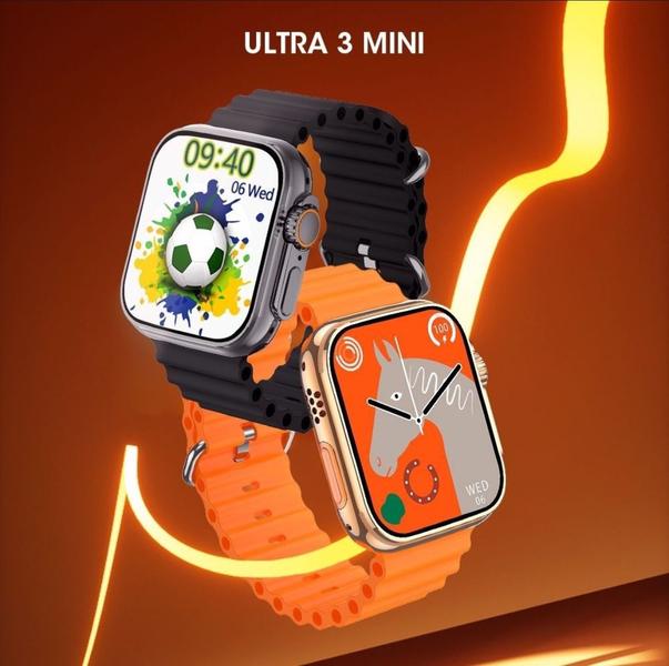 Imagem de Smartwatch Ultra3 41mm A Prova D'água Chat Gpt Nfc 2gb Ram Amoled 10 Chamadas Intagram Facebook Multi-Funções