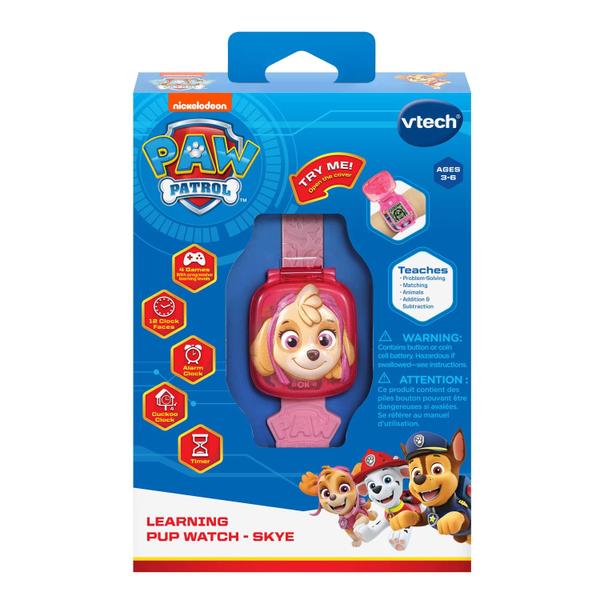 Imagem de Smartwatch VTech PAW Patrol Learning Pup Skye para crianças de 3 a 6 anos