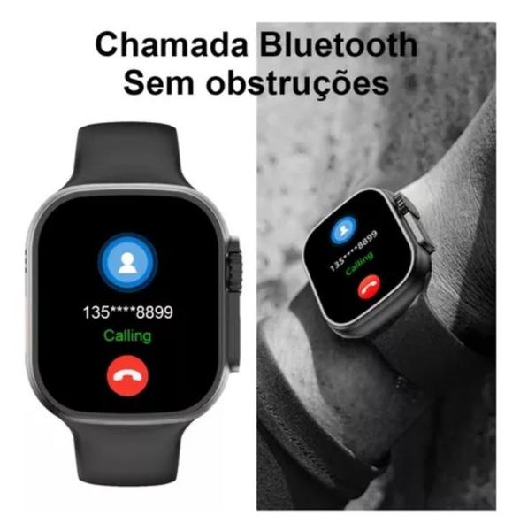 Imagem de Smartwatch W68 Ultra Serie 8 2 Pulseiras Nfc Gps Siri Tela 2,2 Multi-Funções Androi iOS Bluetooth