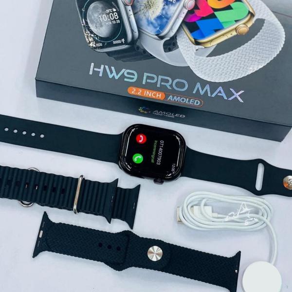 Imagem de Smartwatch Watch 9 ProMax Amoled NFC + 3 Pulseiras GPS Traking + 20 modos Esportivos